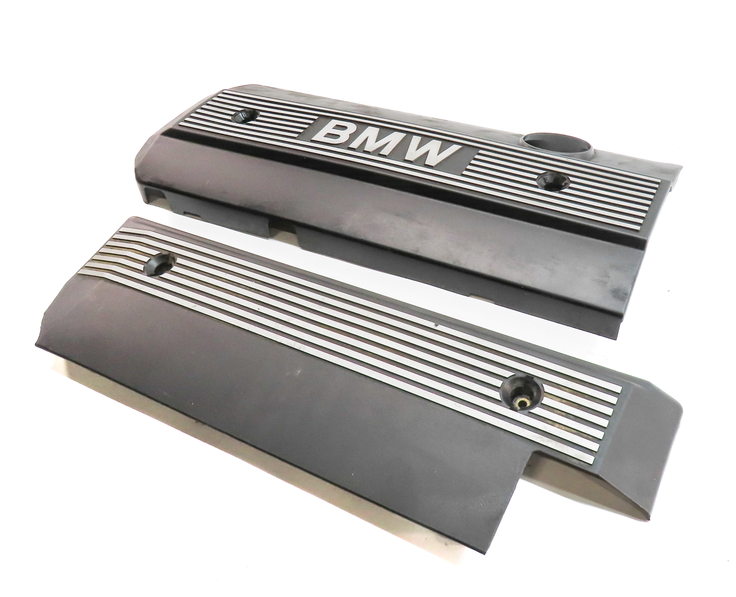 02-06 BMW 3 5 X3 X5 Z4 (E39 E46 E53 E83 E85) 2.5L 3.0L ENGINE COVER TRIM SET 2 — exact item pictured